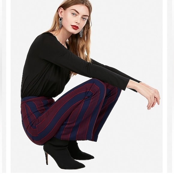 Express Super high waisted wide leg Pants Size 4 - Picture 2 of 13